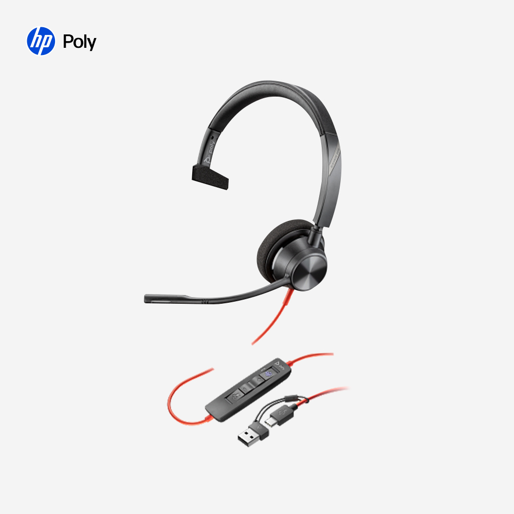 HP Poly Blackwire 3210 USB-A 모노